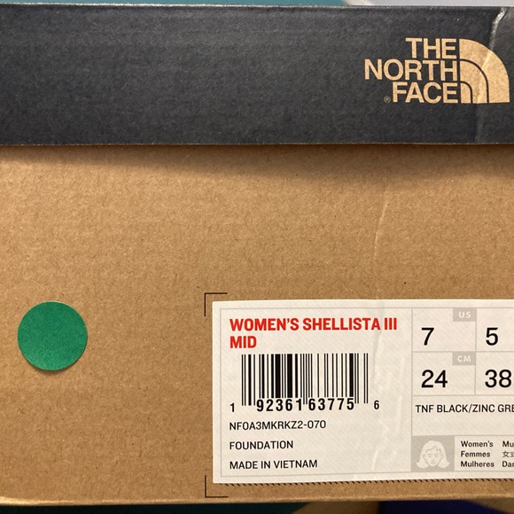 Women's Shellista III Mid Winter Boot US7 / UK5 / EU38 in Black/Zinc Grey - Picture 9 of 11